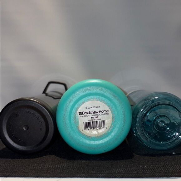 Black, Teal, and Blue Water Bottles - Picture 8 of 9